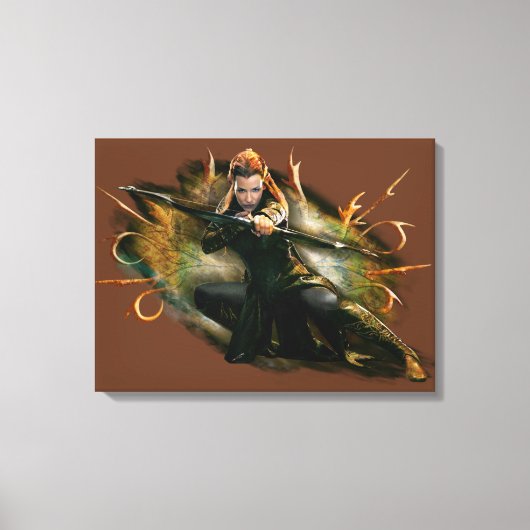 TAURIEL™ Zeichnend Bow Leinwanddruck (Vorderseite)
