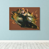 TAURIEL™ Zeichnend Bow Leinwanddruck (Insitu (Holzboden))