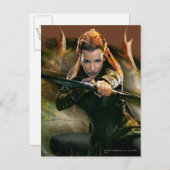 TAURIEL™ Zeichnend Bow Postkarte (Vorne/Hinten)