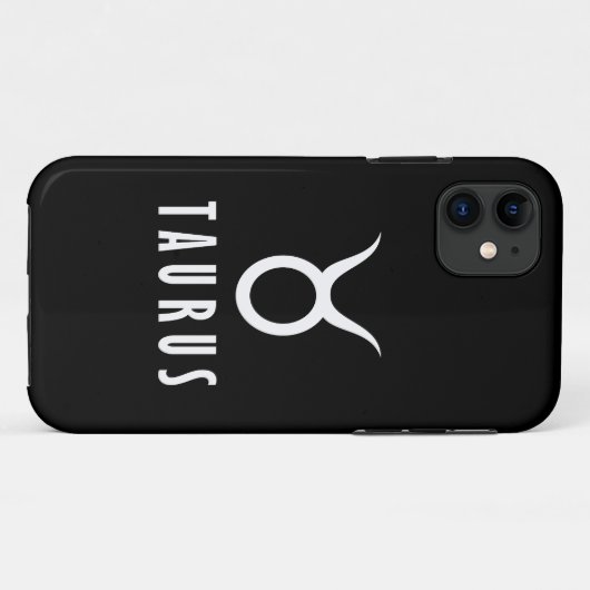 Tauris zodiac Case-Mate iPhone hülle (Rückseite (Horizontal))