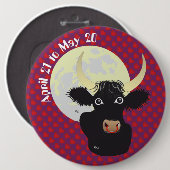 Taurus 21. April bis 20. Mai Button (Vorne & Hinten)