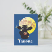 Taurus 21. April bis 20. Mai Postkarten (Stehend Vorderseite)