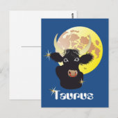 Taurus 21. April bis 20. Mai Postkarten (Vorne/Hinten)