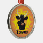 Taurus 21. April bis 20. Mai Silbernes Ornament (Rechts)