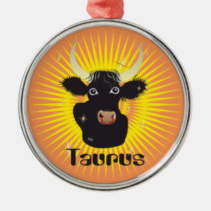 Taurus 21. April bis 20. Mai Silbernes Ornament