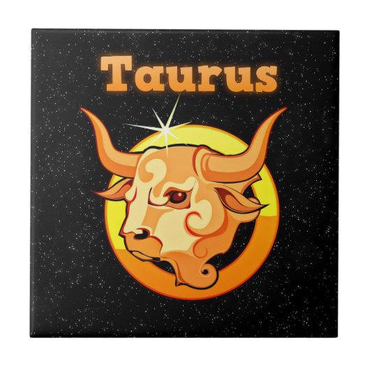 Taurus-Abbildung Fliese (Vorderseite)