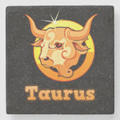 Taurus-Abbildung Steinuntersetzer (Vorderseite)