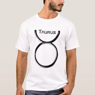 TAURUS, Abstract Design of the Zodiac Sign, T-Shirt