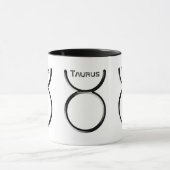 TAURUS, Abstract Design of the Zodiac Sign, Tasse (Zentrum)