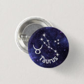 Taurus-Abzeichen, Zodiac-Horoskop-Abzeichen Button (Vorne & Hinten)