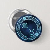 Taurus/Affe Button (Vorne & Hinten)