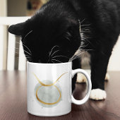 Taurus Anpassbare Wasserfarbe Zodiac Design Coffe Kaffeetasse