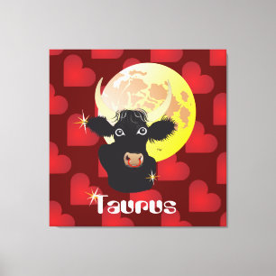 Taurus April 21 to May 20 Canvas Leinwanddruck