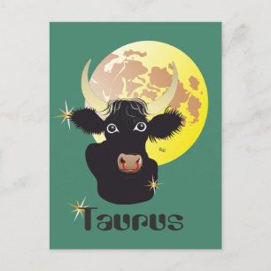 Taurus April 21 to May 20 Postcards Postkarte