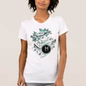Taurus Art Deco Lady T-Shirt (Vorderseite)