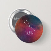 Taurus Astrologie Button (Vorne & Hinten)