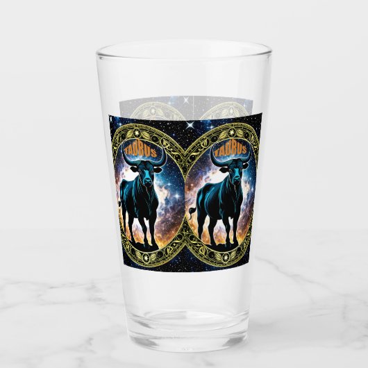 Taurus-Astrologie Glas (Vorderseite)