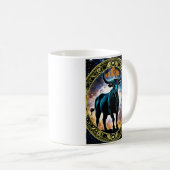 Taurus-Astrologie Kaffeetasse (VorderseiteRechts)