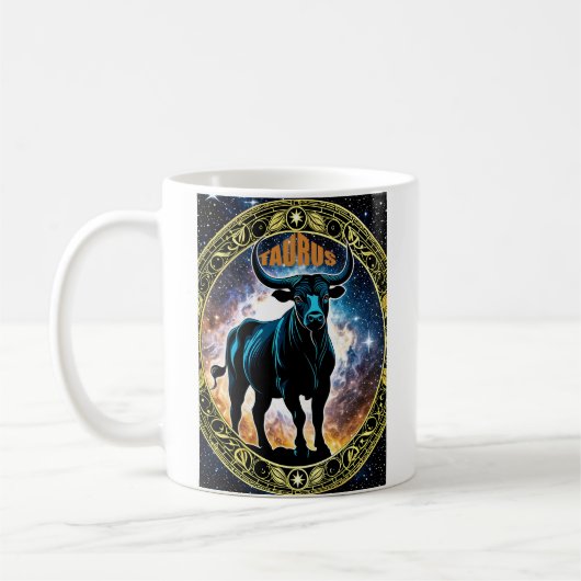Taurus-Astrologie Kaffeetasse (Links)