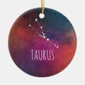 Taurus Astrologie Keramikornament (Vorne)