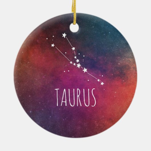 Taurus Astrologie Keramikornament (Hinten)
