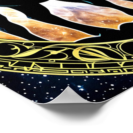 Taurus-Astrologie Poster (Ecke)