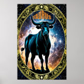 Taurus-Astrologie Poster (Vorne)