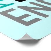 Taurus Astrologie Word Collage Print Poster (Ecke)