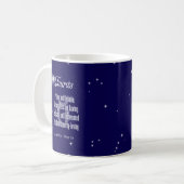 Taurus Astrologie Zodiac Sign Constellation Eigens Kaffeetasse (Vorderseite Links)