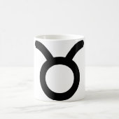 Taurus Astrologisches Symbol Zeichen 2 Kaffeetasse (Mittel)
