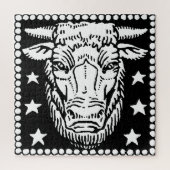 Taurus Astrology Horoscope Zodiac Sign Puzzle (Vertikal)