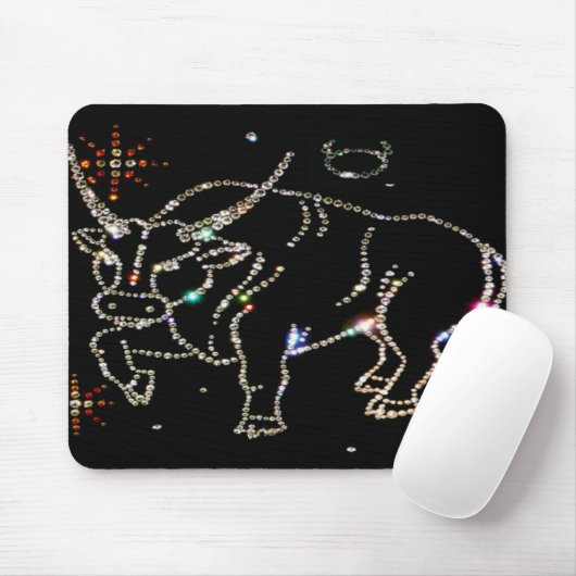 Taurus Astrology Mousepad (Mit Mouse)