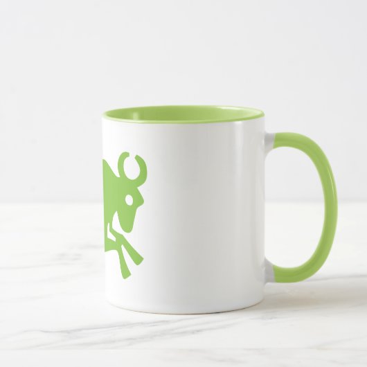 Taurus Astrology Sign, Zodiac Ringer Tasse (Rechts)