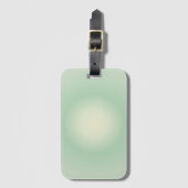 Taurus Aura Gradient Zodiac, Grüner Aurasradient Gepäckanhänger (Vorderseite Vertikal)