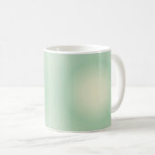 Taurus Aura Gradient Zodiac, Grüner Aurasradient Kaffeetasse (VorderseiteRechts)