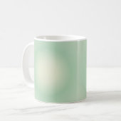 Taurus Aura Gradient Zodiac, Grüner Aurasradient Kaffeetasse (Vorderseite Links)