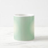 Taurus Aura Gradient Zodiac, Grüner Aurasradient Kaffeetasse (Mittel)