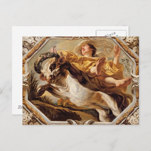 Taurus, aus den Zeichen des Göttlichen Postkarte (Vorne/Hinten)