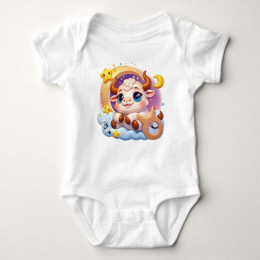 Taurus Baby Bodysuit Ein Stück Baby Strampler (Vorderseite)