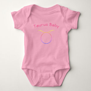 Taurus Baby Zodiac Strampler
