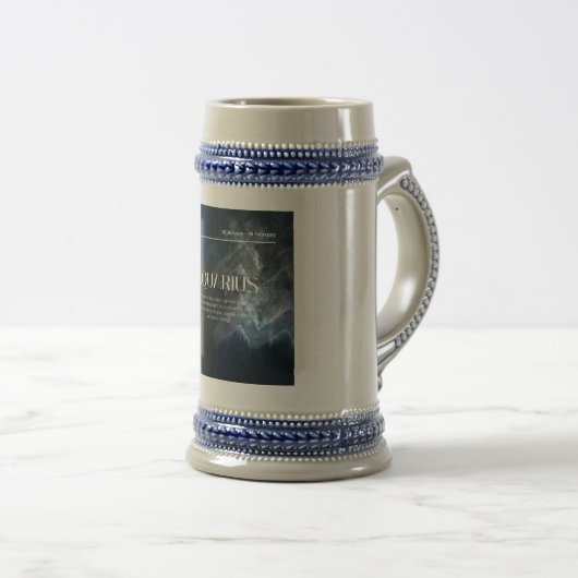Taurus Beer Stein Bierglas (VorderseiteRechts)