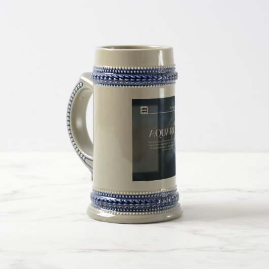 Taurus Beer Stein Bierglas (Vorderseite Links)