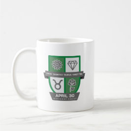 Taurus Birthday Crest™ for April 20-30 Mug Kaffeetasse