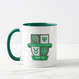 Taurus Birthday Crest™ for May 1-20 Mug Tasse