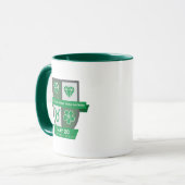 Taurus Birthday Crest™ for May 1-20 Mug Tasse (Vorderseite Links)