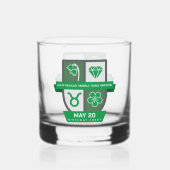 Taurus Birthday Crest™ for May 1-20 Whiskyglas (Rückseite)