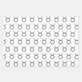 Taurus Birthday Geschenkpapier Set (Vorderseite 3)