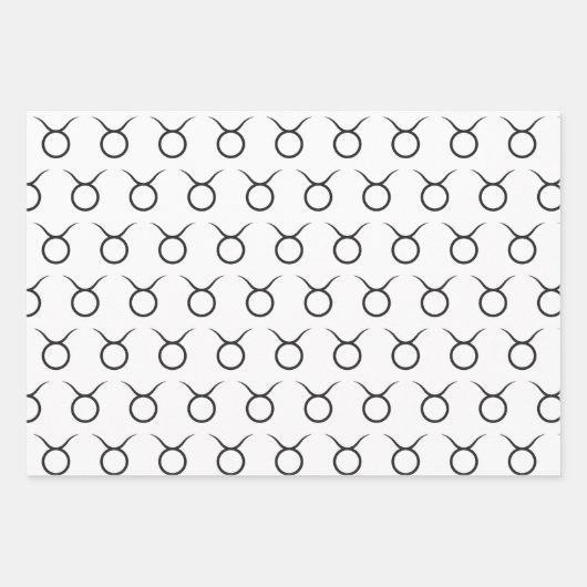 Taurus Birthday Geschenkpapier Set (Vorderseite 3)