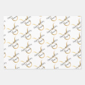 Taurus Birthday Geschenkpapier Set (Vorderseite)