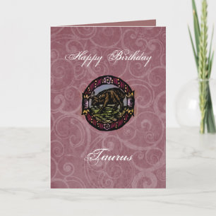 Taurus Birthday Karte